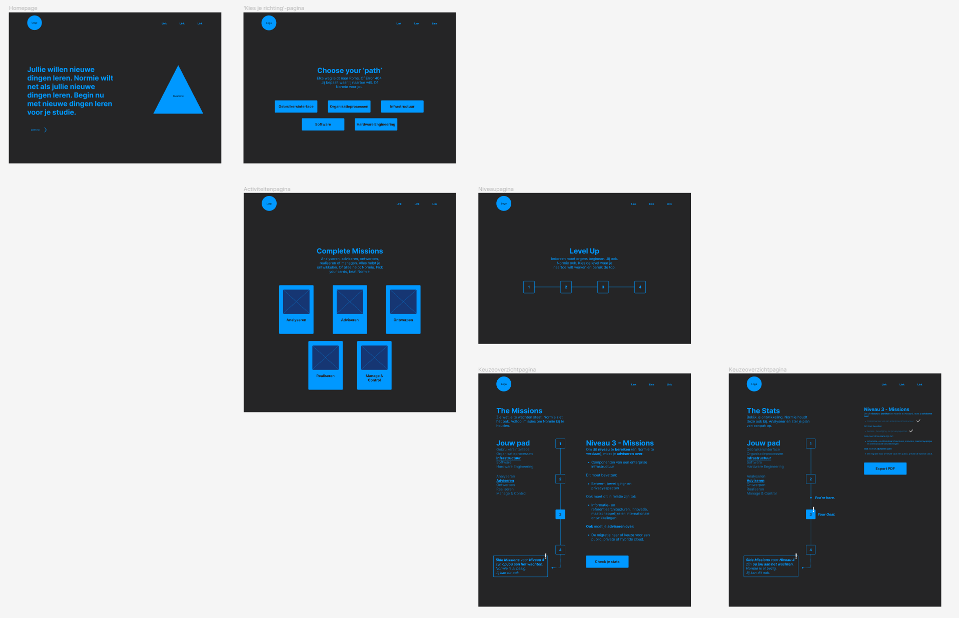 Mockup-foto with desktop design of B302-homepage redesign